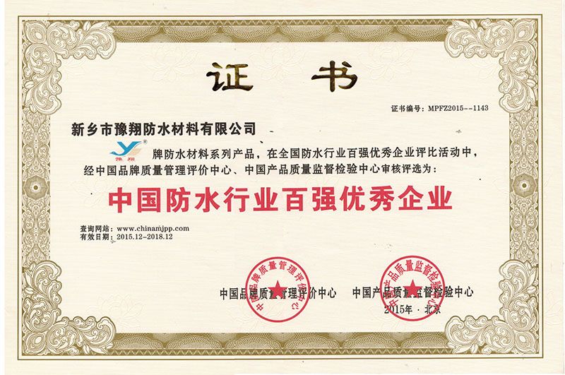 百強優(yōu)秀企業(yè)